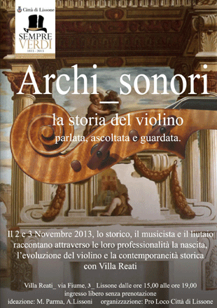 Miniatura manifesto evento "ARCHI SONORI"