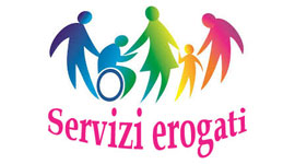 Lissone - Immagine con scritta servizi erogati e sagome persone