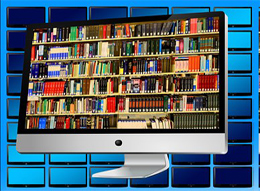 Comune di Lissone | icona computer con e-book