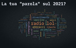 Lissone, immagine con gruppo di parole sparse su fondo nero