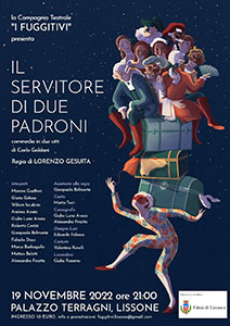 Lissone - locandina spettacolo arlecchino servitore di due padroni 
