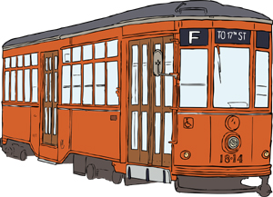 Frammento locandina spettacolo Ciapa ul tram balurda