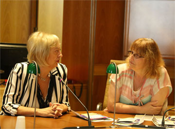 Prefetto della Provincia di Monza e della Brianza, Patrizia Palmisani con Concettina Monguzzi, Sindaco di Lissone