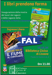 Lissone | miniatura locandina mostra "I libri prendono forma"