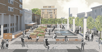 Rendering Piazza Libertà
