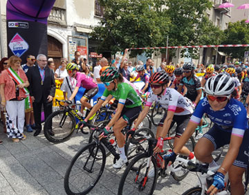 GIRO ROSA ICCREA 2019  - Partenza della 4^ tappa Giro d'Italia Femminile 2019 da Lissone