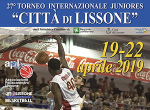 miniatura Locandina 25° TORNEO INTERNAZIONALE JUNIORES  "CITTA' di LISSONE" 