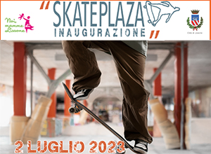 Lissone - frammento locandina skateplaza inaugurazione