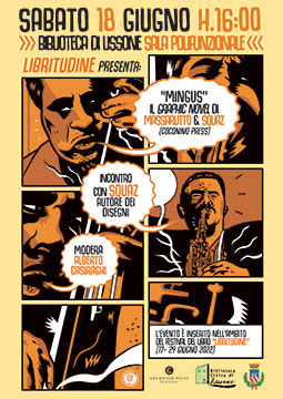 Comune di Lissone |  Libritudine 2022 | locandina "MINGUS"