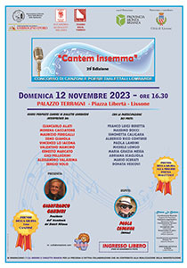 comune di Lissone | miniatura locandina  "Cantem Insemma" 29^ edizione