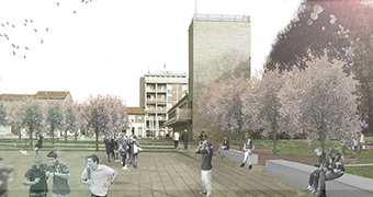 Rendering Piazza Libertà