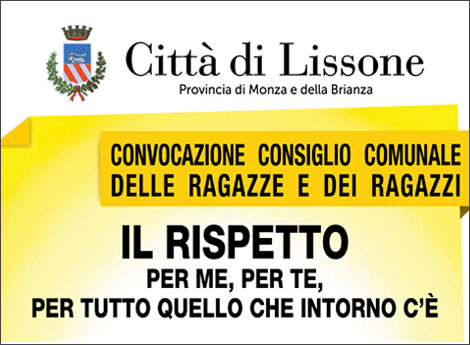 Lissone | frammento locandina Consiglio Comunale delle ragazze e dei ragazzi 2024