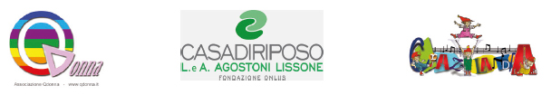 Loghi  Associazione QDonna  - CASA DI RIPOSO L.A. AGOSTONI LISSONE Fondazione Onlus -  Crazylandia
