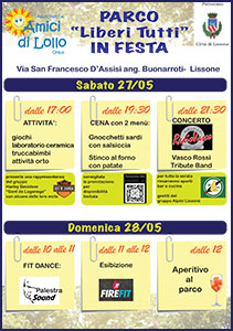 miniatura locandina evento Parco "Liberi Tutti" in festa