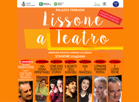 "LISSONE A TEATRO" - Stagione 2019-2020