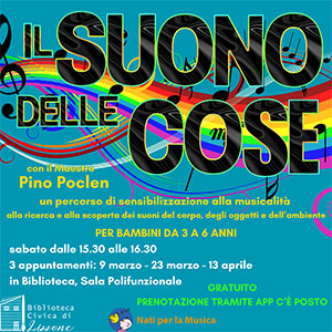 Lissone - miniatura locandina Il suono delle cose con il Maestro Pino Poclen
