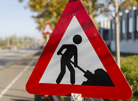 Comune di Lissone | Cartello lavori in corso 