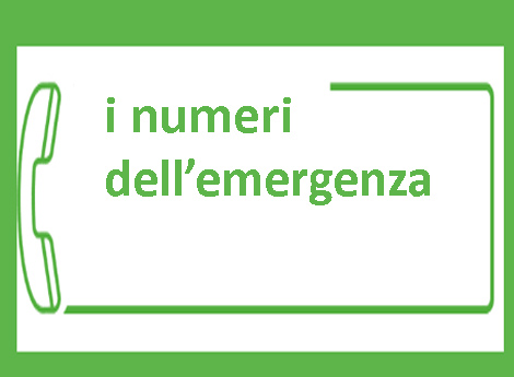 icona  numeri dell'emergenza