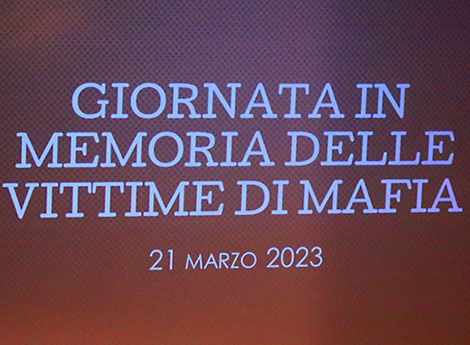 Lissone | immagine scritta Giornata in Memoria delle vittime di mafia