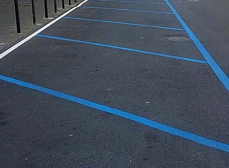 Immagine strisce blu