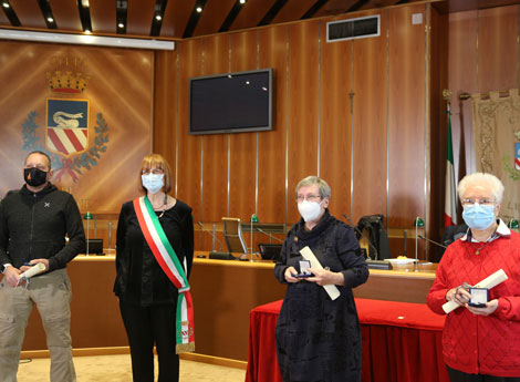Immagine Premiazione "Premio Angelo d'oro 2020"