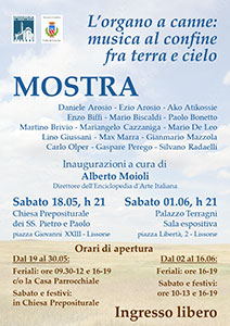 miniatura locandina mostra "L’organo a canne: musica al confine fra terra e cielo"