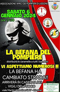 Lissone - miniatura locandina La Befana del pompiere