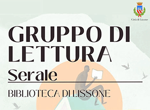 Comune di Lissone | particolare locandina Gruppo di Lettura serale Biblioteca Civica