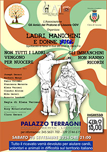 miniatura Locandina Ladri Manichini e Donne nude -Spettacolo di farse in due atti unici di Dario Fo
