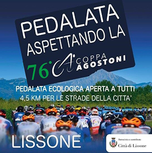 Lissone - frammento locandina Pedalata aspettando la 76^ Coppa Agostoni 2023