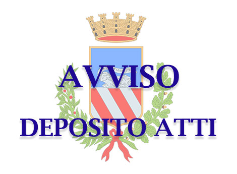 icona stemma Comune Lissone con scritta Avviso Deposito Atti