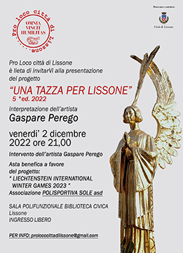 miniatura locandina  Una tazza per Lissone - Edizione 2022 interpretazione dell'artista Gaspare Perego