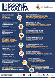 Lissone | immagine manifesto programma Lissone Legalità