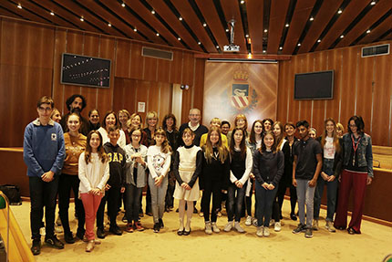 Foto conferenza stampa Consiglio Comunale dei ragazzi 