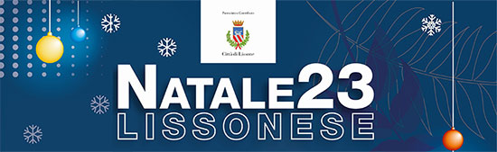 Lissone | Frammento locandina con testo Natale lissonese 2023