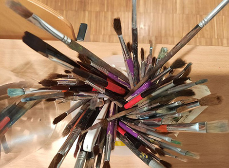 immagine pennelli per creazioni artistiche