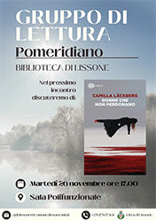miniatura locandina Gruppo di lettura 26 novembre 2024 | Donne che non perdonano di Camilla Läckberg
