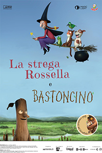 immagine locandina film "La strega Rossella e Bastoncino"