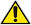 Triangolo giallo simbolo pericolo