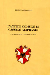 Porzione di copertina Libro L' antico comune di Cassine Aliprandi