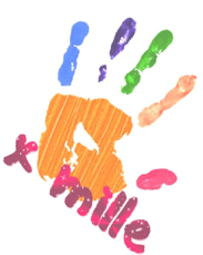 Lissone immagine mano colorata e scritta 5 x mille