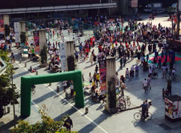 Immagine piazza Libertà con evento