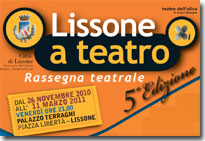 Frammento locandina "Lissone a teatro"