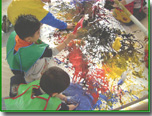 Particolare volantino "Crescre con l'arte"