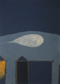 Immagine opera vincitrice: Vuoto d'aria, 2007 - olio su tela cm. 140 x 100