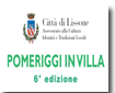 miniaturizzazione di un particolare della locandina della manifestazione "Pomeriggi in Villa"
