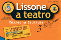 Frammento locandina "Lissone a teatro"