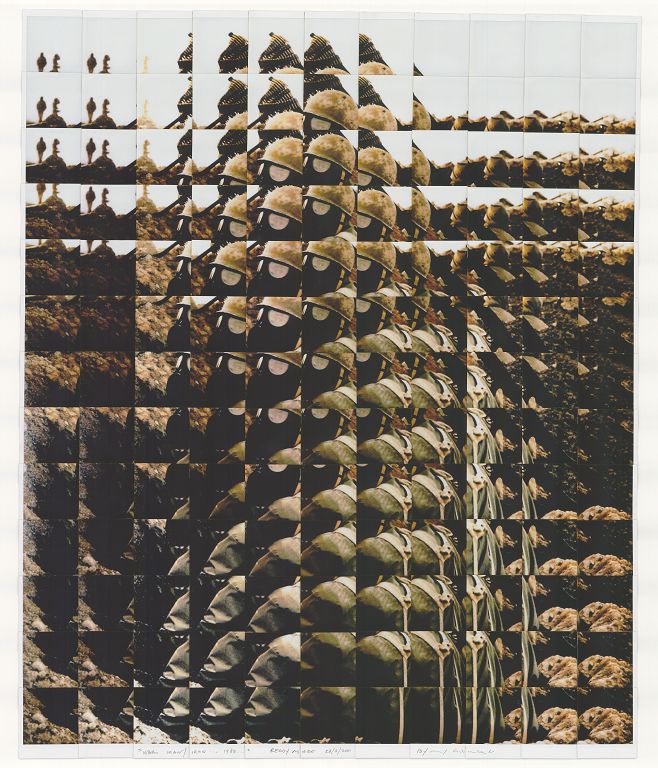 Maurizio Galimberti Guerra Iran-Iraq 1985 2021 Mosaico con Fuji-instax cm 86x74 LUCHI Collection
