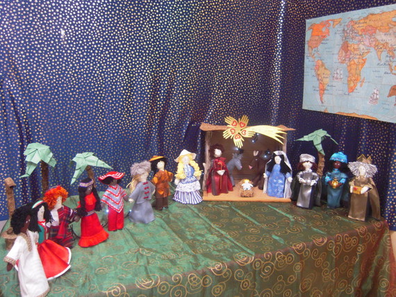 PRESEPE ALLESTITO AL CENTRO