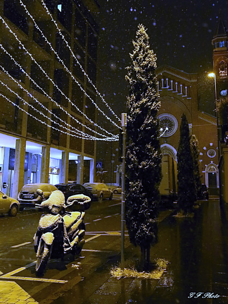 La neve a Lissone 2017